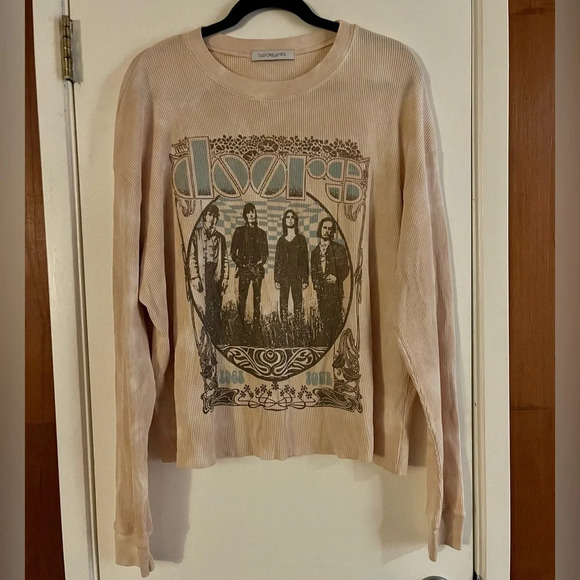 Daydreamer The Doors 1968 Cropped Thermal Top - Picture 2 of 10